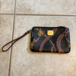 Lauren Ralph Lauren equestrian-themed wristlet.